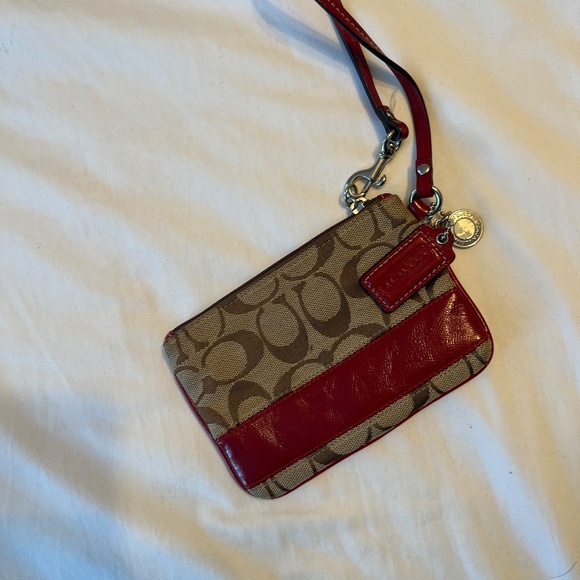 Coach Wristlet - Red - Picture 5 of 5